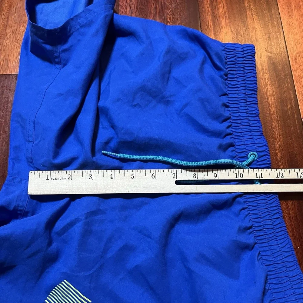 Nike Swimming Trunks Mens Small Blue Drawstring Elastic Waist Volley NESSA454